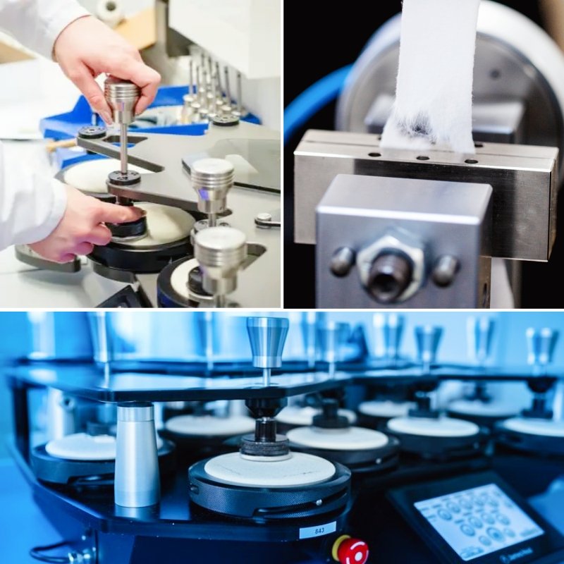 Nonwoven testing lab